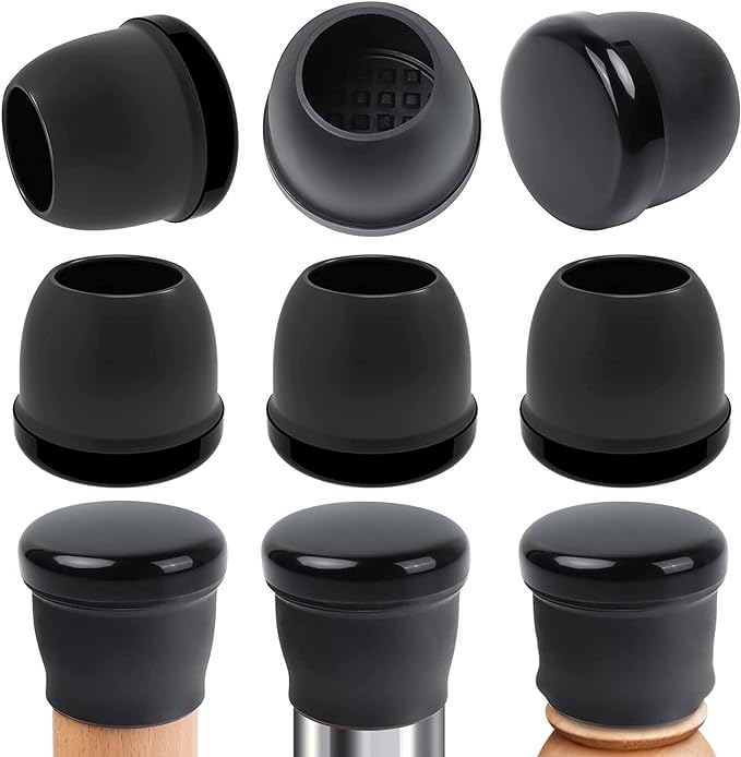 Ezprotekt 8 Pcs Large Black Chair Leg Sliders by VisittheEzprotekt
