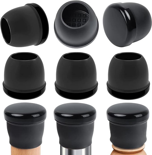 Ezprotekt 8 Pcs Large Black Chair Leg Sliders by VisittheEzprotekt