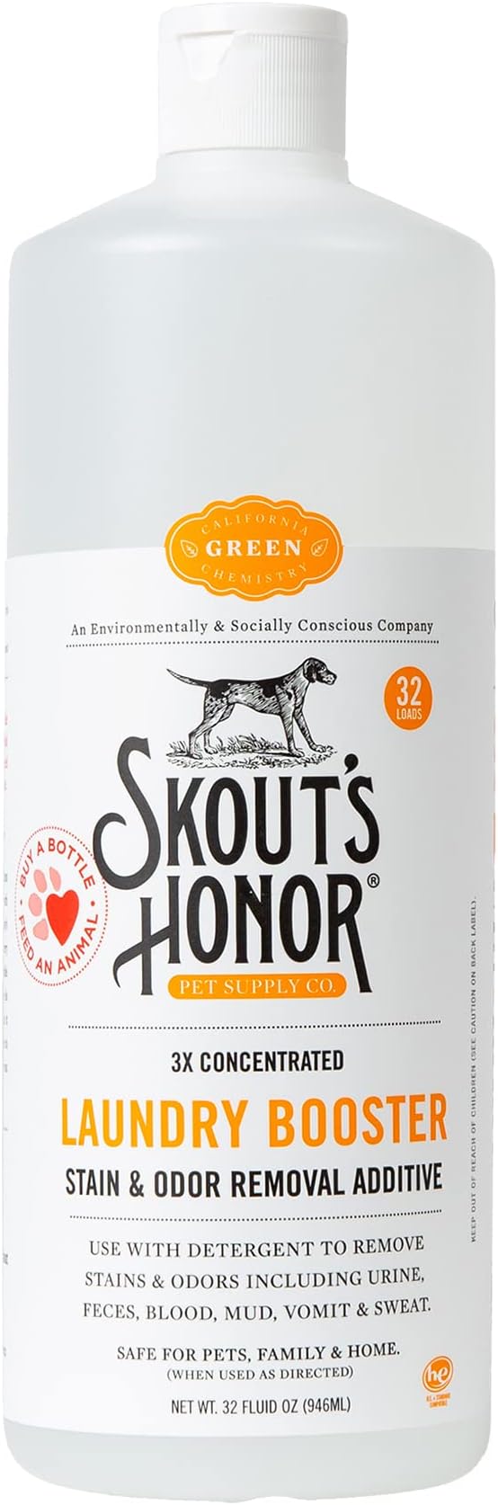 Skout's Honor Laundry Booster Stain & Odor Removal Additive by SKOUTSHONOR