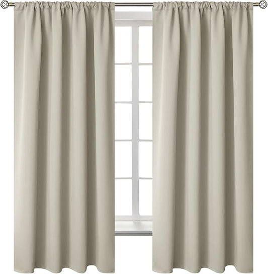 BGment Rod Pocket Blackout Curtains by BGment