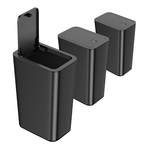 N. NETDOT 3 Pack 10 Liter Small Trash Can by NNETDOT