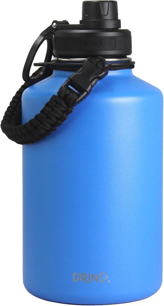 Drinco Stainless Steel Water Bottle Spout Lid Vacuum Insulated Double Wall by Drinco