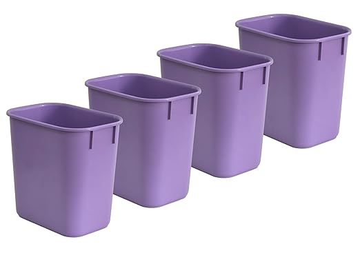 Acrimet Wastebasket, Deskside Bin, 3.25 Gallon/13 Quart/ 12 Liter by Organizingyourlife