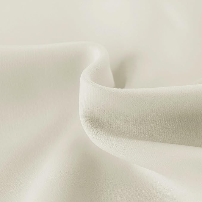 DWCN French Door Curtains – Rod Pocket Thermal Blackout Curtain - Image 4