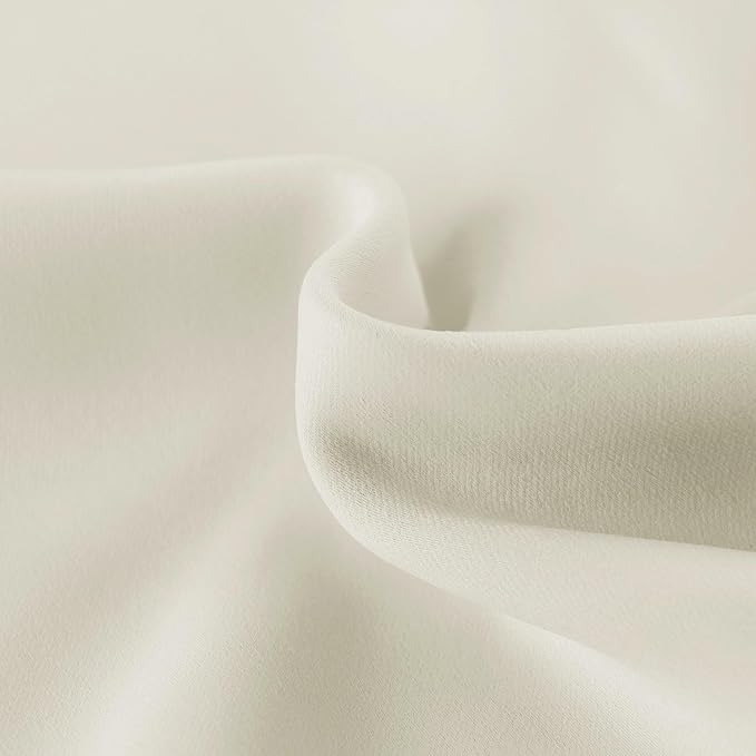 DWCN French Door Curtains – Rod Pocket Thermal Blackout Curtain - Image 5