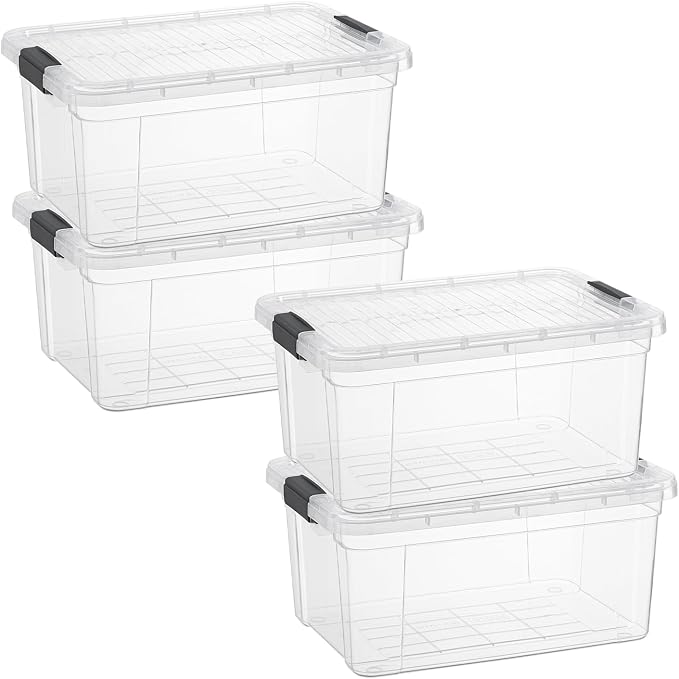 Superio Storage Bins with Lids by Superio