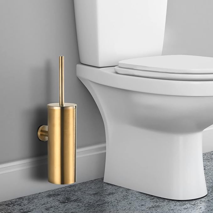 Toilet Brush with Holder for Bathroom Toilet Bowl Brush Holder Toilet Bowl - Image 2