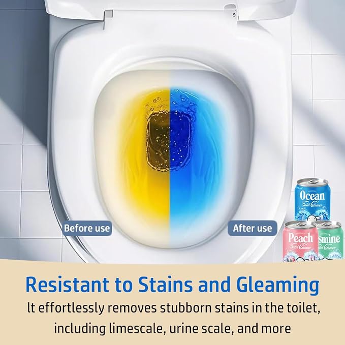 Beverage can Toilet Bowl Cleaner, Septic Toilet Bowl Tablets in Bottles - Image 6