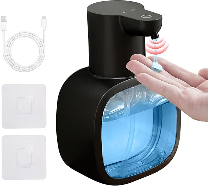 Automatic Liquid Soap Dispenser, 17oz/500ml Touchless Rechargeable by DODOMEKIA