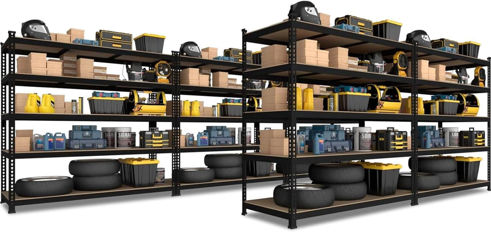 PrimeZone 5 Pack Heavy Duty Storage Shelves