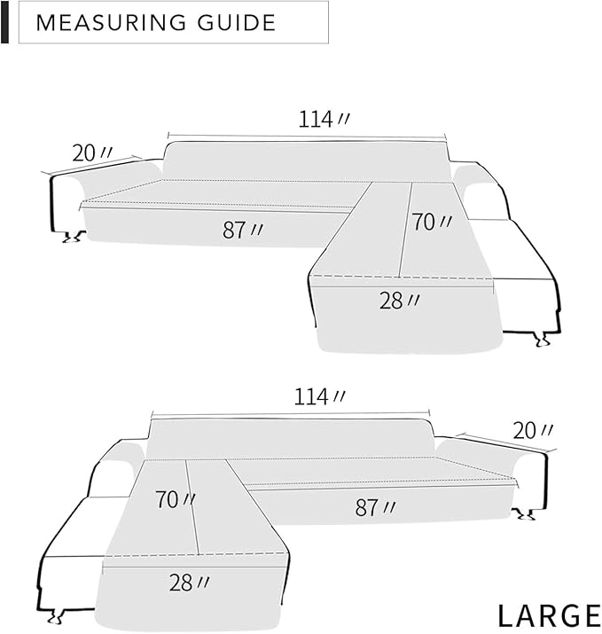 Easy-Going Sectional Couch Covers - Image 6