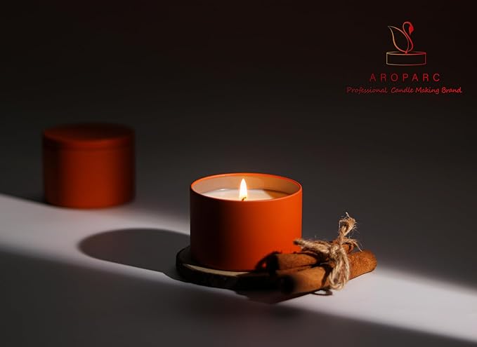 Aroparc Candle Tins 8oz with Lids, 24 Pack Seamless Candle Containers - Image 3