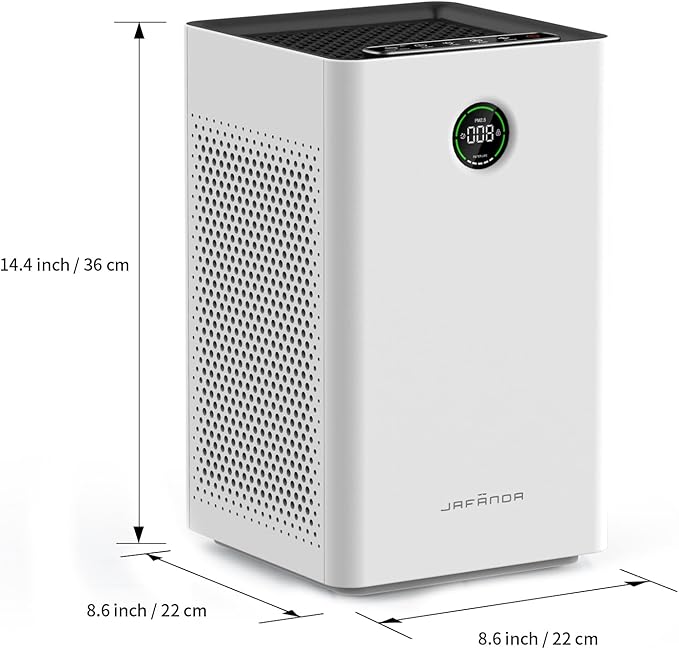 Jafända Air Purifiers for Home Large Room Up To 1190ft², True HEPA 13 Filter - Image 9