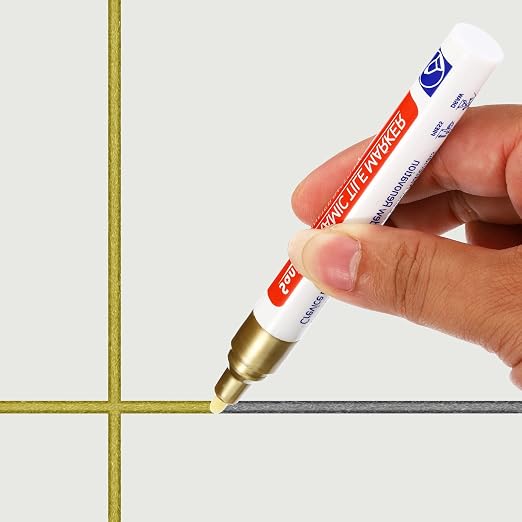 PATIKIL Grout Pen, 4 Pack Brown Tile Marker Waterproof Grout Sealer Pen Tile - Image 7