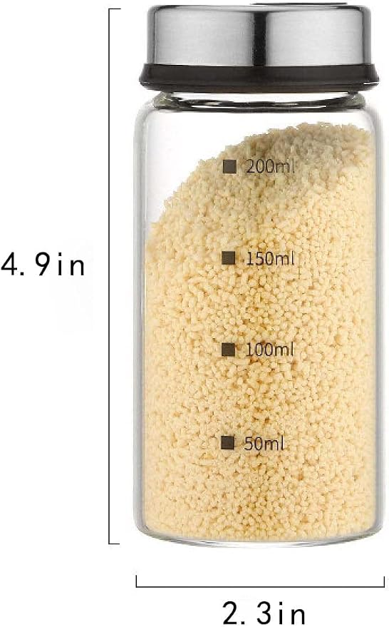 2 Piece 4-Neck Glass Seasoning Shakers - Image 5