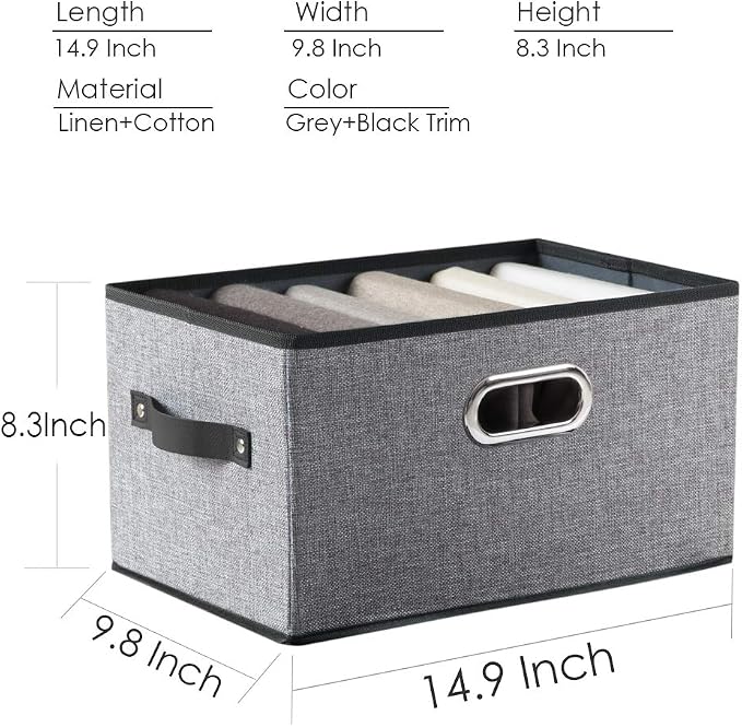 PRANDOM Large Collapsible Storage Baskets - Image 6