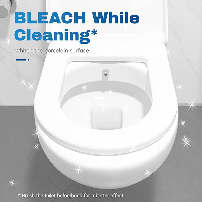 Vacplus Toilet Bowl Cleaner Tablets 12 PACK, Automatic Toilet Bowl Cleaners - Image 4