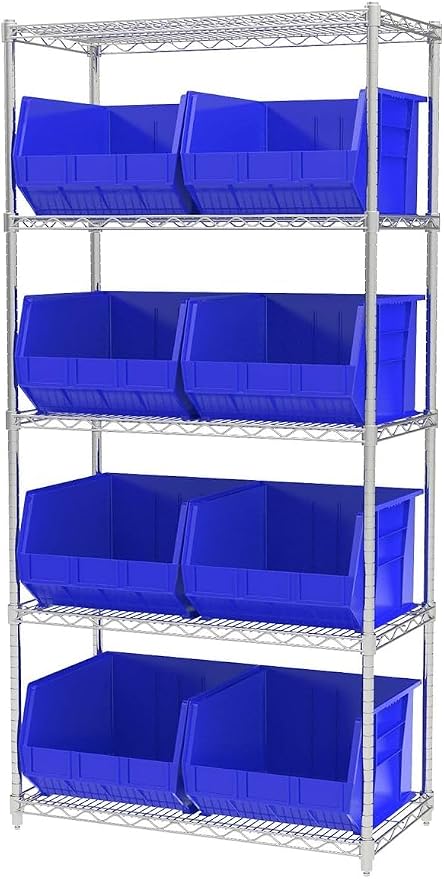 Akro-Mils 30270 AkroBins Plastic Storage Bins, Space-Saving Stackable Bins - Image 9