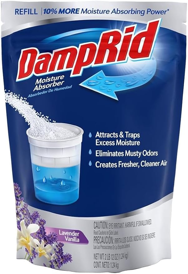 Damp Rid Refillable Moisture Absorber, Includes Single Damp Rid Lavender - Image 6