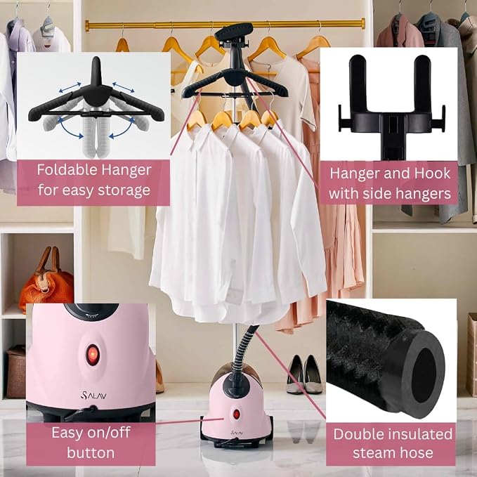 SALAV GS18-DJ Standing Garment Steamer - Image 3