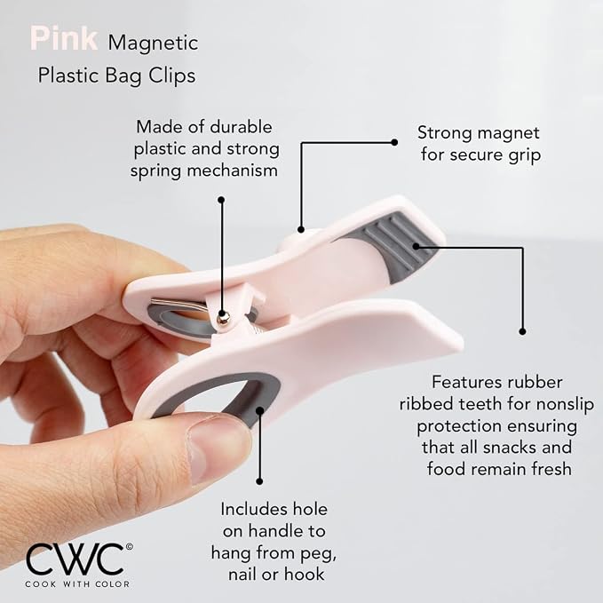 COOK WITH COLOR Bag Clips - Image 3