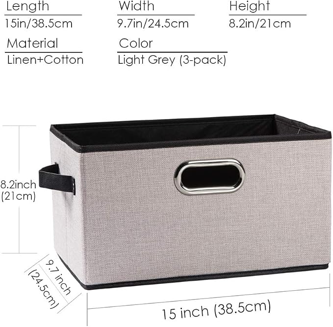 PRANDOM Large Fodable Storage Bins - Image 6