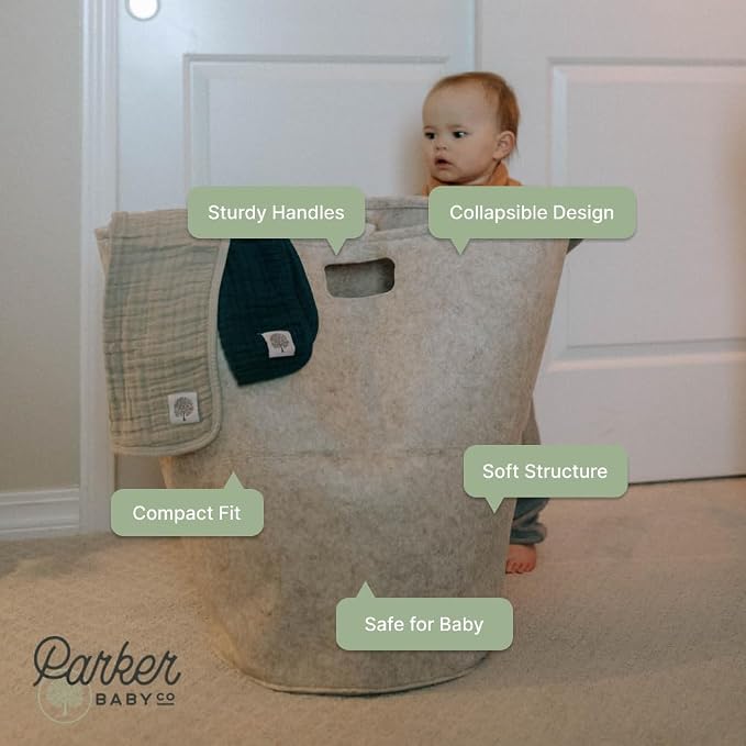 Parker Baby Nursery Laundry Hamper - Image 5