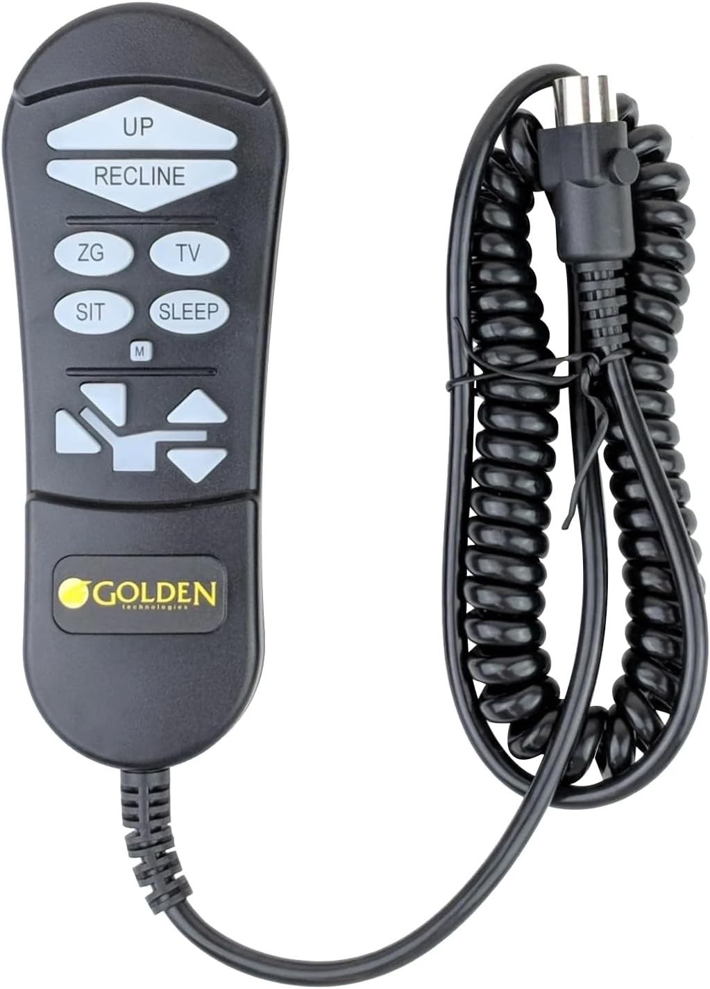 AlveyTech AutoDrive 3.0 7-Pin Hand Control for MaxiComfort Lift Chairs - Golden Technologies Lift Chair Remote Control - Backlit Recliner Remote Replacement with PR-505, PR-508, PR-510, PR-756