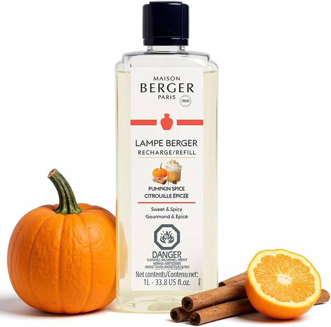 MAISON BERGER Pumpkin Spice – Home Fragrance Refill, 1L Warm Autumn Aroma – Air by MAISONBERGER
