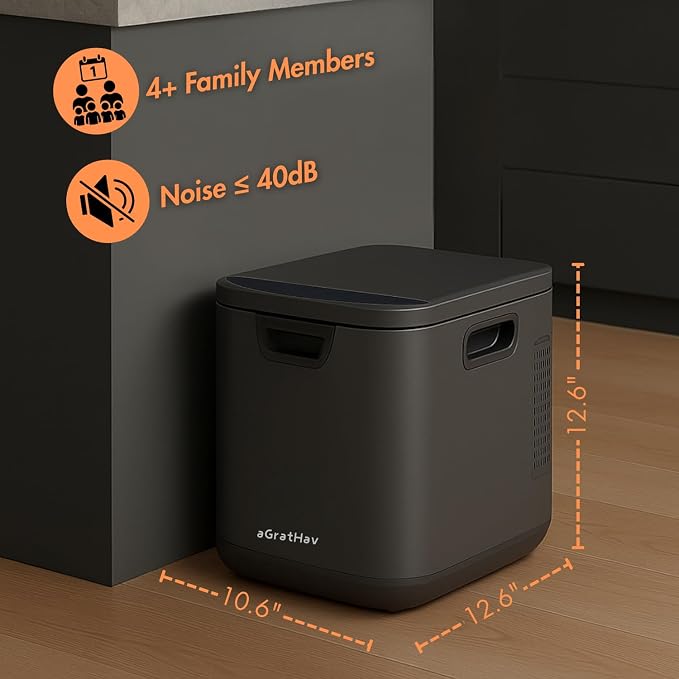 Electric Composter for Kitchen, Compost Bin - 4L Large Capacity - Image 8