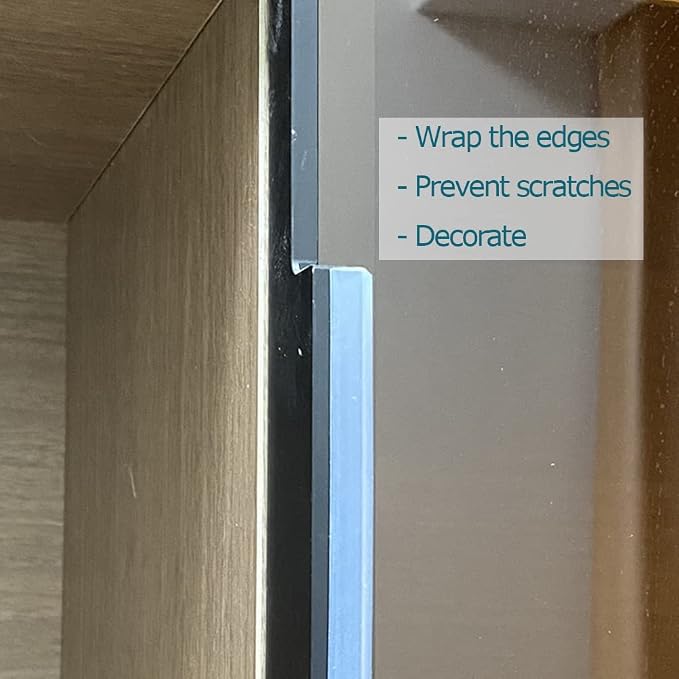 Clear Rubber Edge Trim, U Channel Rubber Seal Strip - Image 3