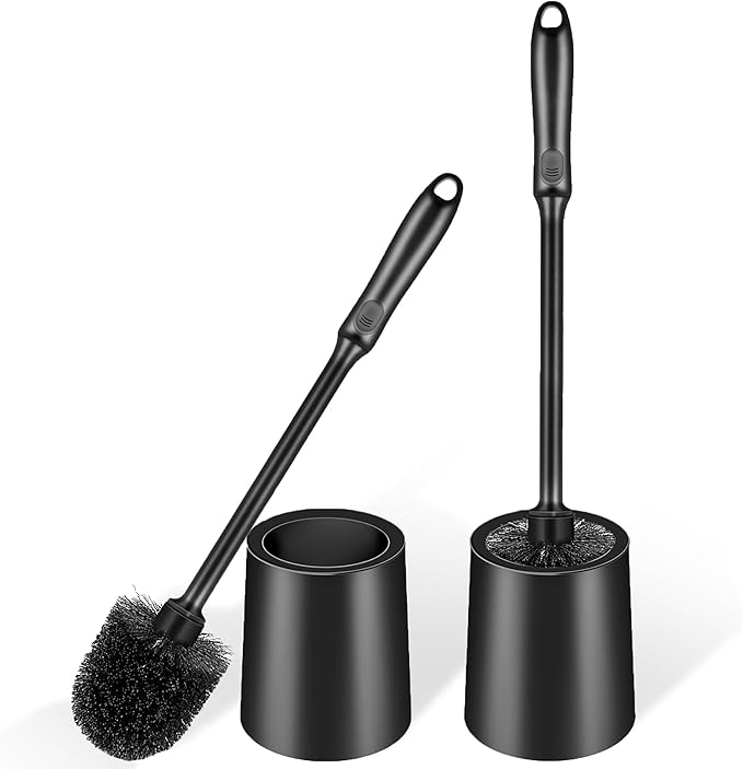 Toilet Brush and Holder 2 Pack by AONEZ