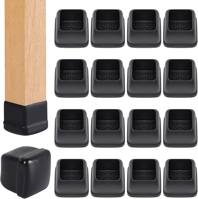 Ezprotekt 24 Pcs Black Chair Leg Sliders by VisittheEzprotekt