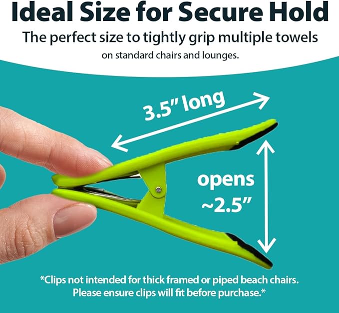 CoreClips Towel Clips for Beach Chairs - Image 5