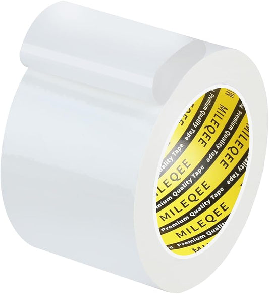 Window Weather Stripping Door Seal Tape White, 2.76in x 164FT, Automotive by MILEQEE