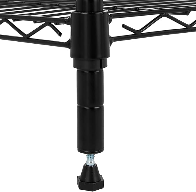 Amazon Basics 5-Shelf Adjustable Heavy Duty Steel Wire Rack Storage Shelving - Image 4