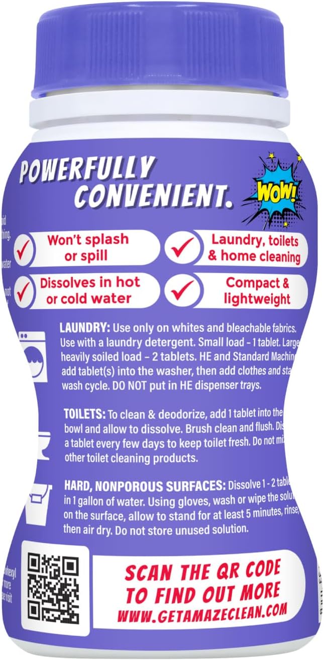 AMAZE Ultra Concentrated Bleach Tablets - Image 3