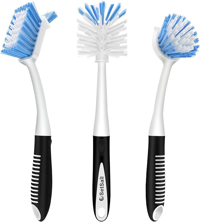 SetSail Dish Brush Set of 3 by SetSail