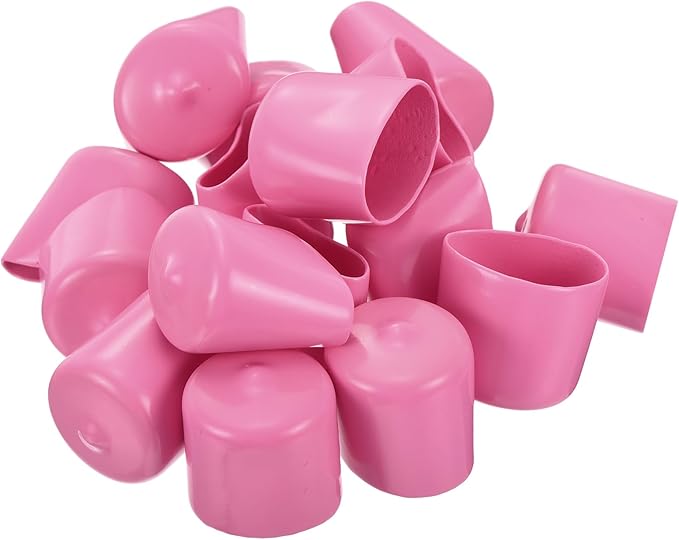 uxcell 20pcs Rubber End Caps 25mm ID Vinyl PVC Round Tube Bolt Cap Cover Screw - Image 4
