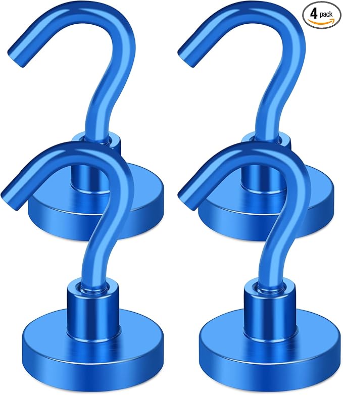 MIKEDE Magnetic Hooks Heavy Duty, 28LB+ Strong Magnets by MIKEDE