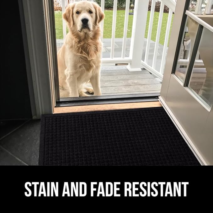 GORILLA GRIP Front Door Mat, Indoor Outdoor Ultra Absorbent HydroAbsorb Doormat - Image 9