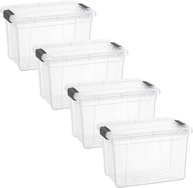Superio Clear Storage Boxes by Superio