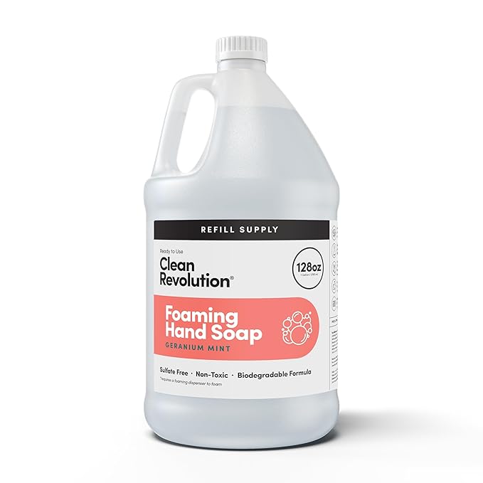 Clean Revolution Foaming Hand Soap, Moisturizing, Ready To Use Formula by CleanRevolution
