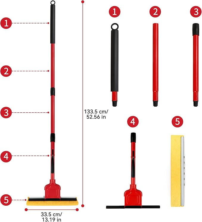 Compressed Cellulose Sponge Mop - Image 7