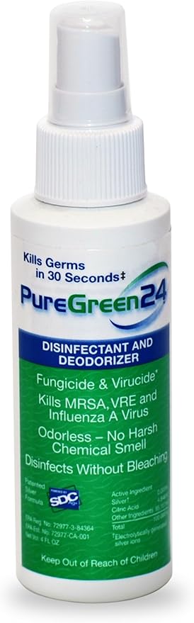 PureGreen24 Safe & Effective Disinfectant. Kills Deadly Germs including RSV by PUREGREEN24