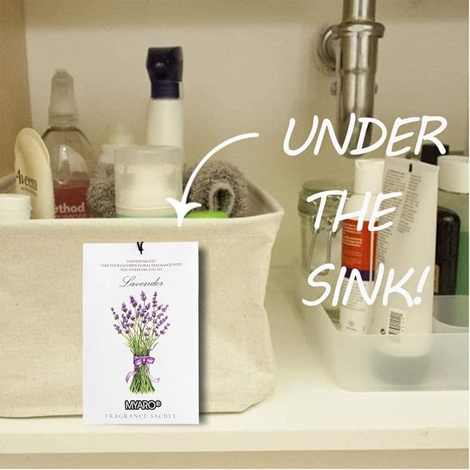 MYARO 12 Packs Scented Sachets for Drawer and Closet, Long-Lasting Potpourri - Image 5