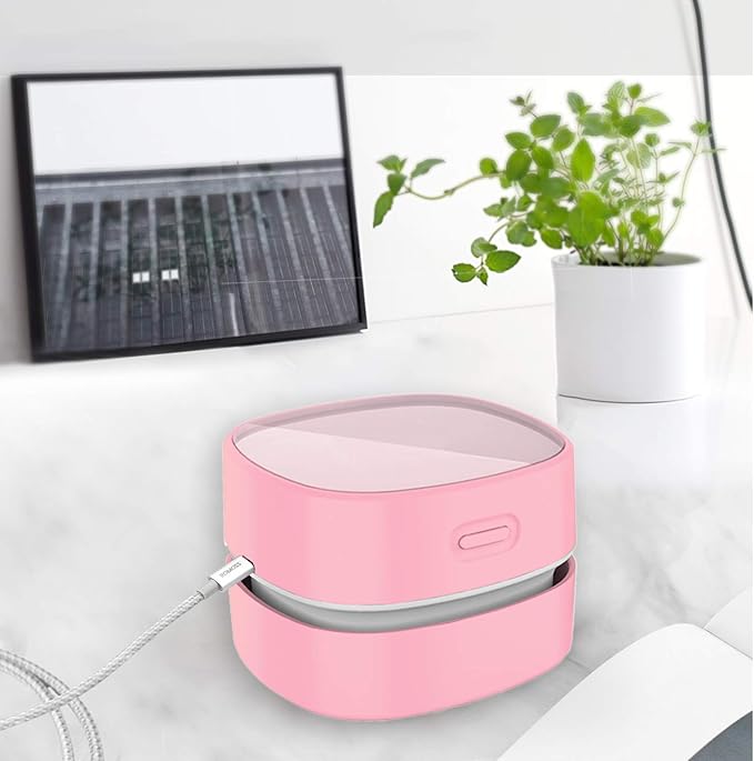 ODISTAR Desktop Vacuum Cleaner, Mini Table dust Sweeper Energy Saving, High - Image 3