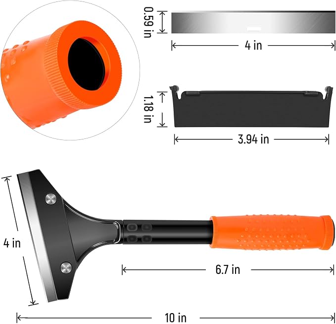 DIYSELF Razor Blade Scraper, Floor Scraper, Scraper Tool - Image 3