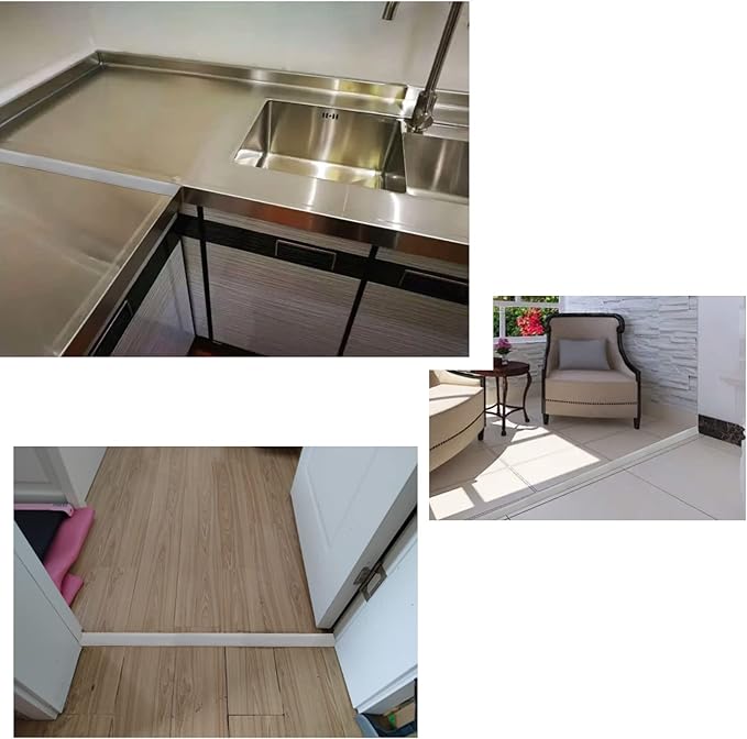 Floor/Door Flat Transition Strip & Self-Adhesive Vinyl Edge Trim - Image 4