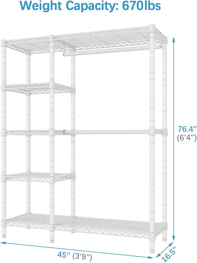 VIPEK V7 Garment Racks for Hanging Clothes Heavy Duty Clothes Rack - Image 5